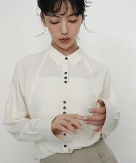 EMMEL REFINES/＜EMMEL REFINES＞EM V/ポプリン オーバー シャツ/シャツ / ブラウス