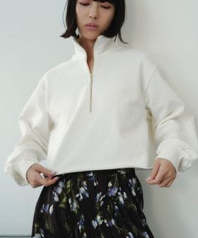 EMMEL REFINES/＜EMMEL REFINES＞EM ウラケ ハーフジップ プルオーバー/スウェット / パーカー