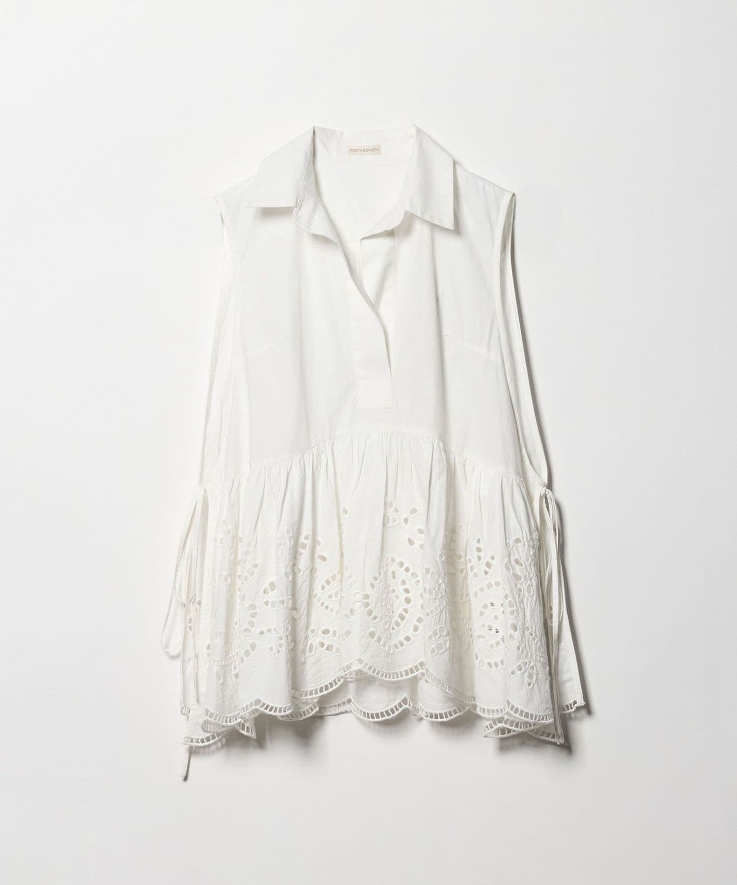 PROTAGONISTA＞カットワーク ノースリーブ ブラウス＜ Select by EMMEL 
