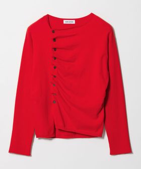 EMMEL REFINES/＜EMMEL REFINES＞EM アシメタック ボタン カーディガン/カーディガン / ボレロ