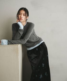 EMMEL REFINES/＜EMMEL REFINES＞EM ベアフライス クルーネック プルオーバー/Tシャツ / カットソー