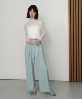 EMMEL REFINES/＜EMMEL REFINES＞EM ライトサテン イージーパンツ/イージーパンツ