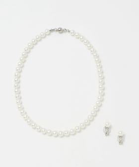 kaene/＜kaene＞フェイクパール イヤリング ＆ ネックレス セット＜Select by EMMEL REFINES＞/ネックレス