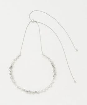 kaene/＜kaene＞フェイクパール × メタルビーズ ネックレス＜Select by EMMEL REFINES＞/ネックレス