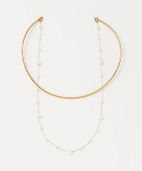 kaene/＜kaene＞ドロップレット フェイクパール ２レン ネックレス＜Select by EMMEL REFINES＞/ネックレス