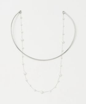 kaene/＜kaene＞ドロップレット フェイクパール ２レン ネックレス＜Select by EMMEL REFINES＞/ネックレス