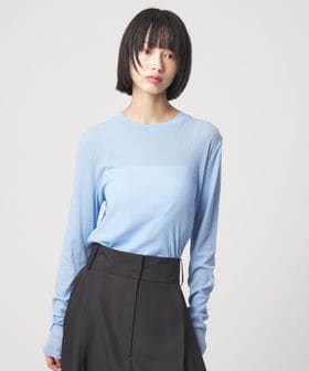 EMMEL REFINES/＜EMMEL REFINES＞EM テレコ クルーネック ロングスリーブ/Tシャツ / カットソー