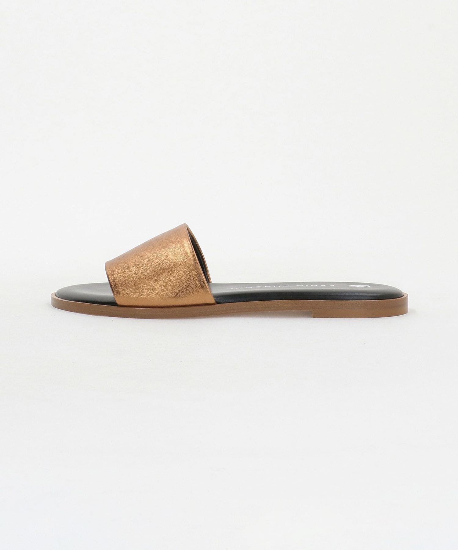 FABIO RUSCONI＞メタリック フラット ミュール＜ Select by EMMEL