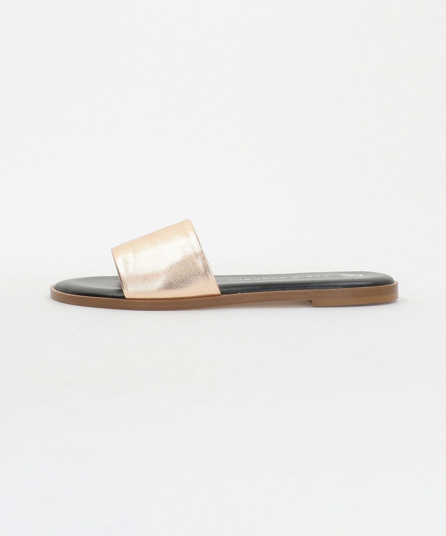 FABIO RUSCONI＞メタリック フラット ミュール＜ Select by EMMEL