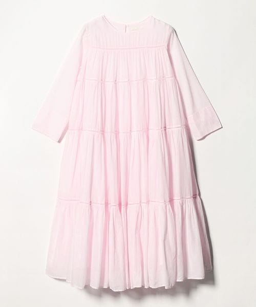 ne Quittez pas/＜ne Quittez pas＞C/Voile ティアード マキシワンピース＜Select by EMMEL REFINES＞/ワンピース