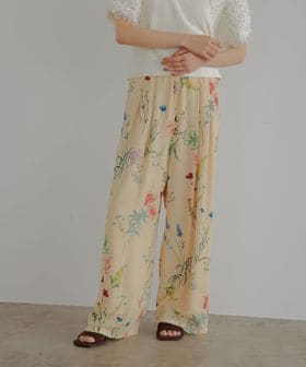 EMMEL REFINES/＜EMMEL REFINES＞EM フラワープリント イージーパンツ/イージーパンツ
