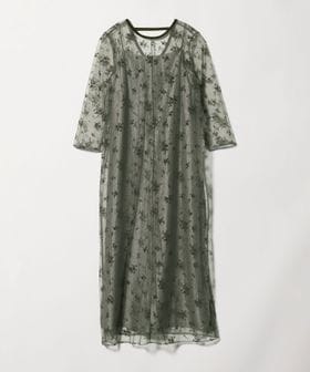 kaene/＜kaene＞フロッキーサテン 2WAY ワンピース オリーブ＜ Select by EMMEL REFINES ＞/ドレス