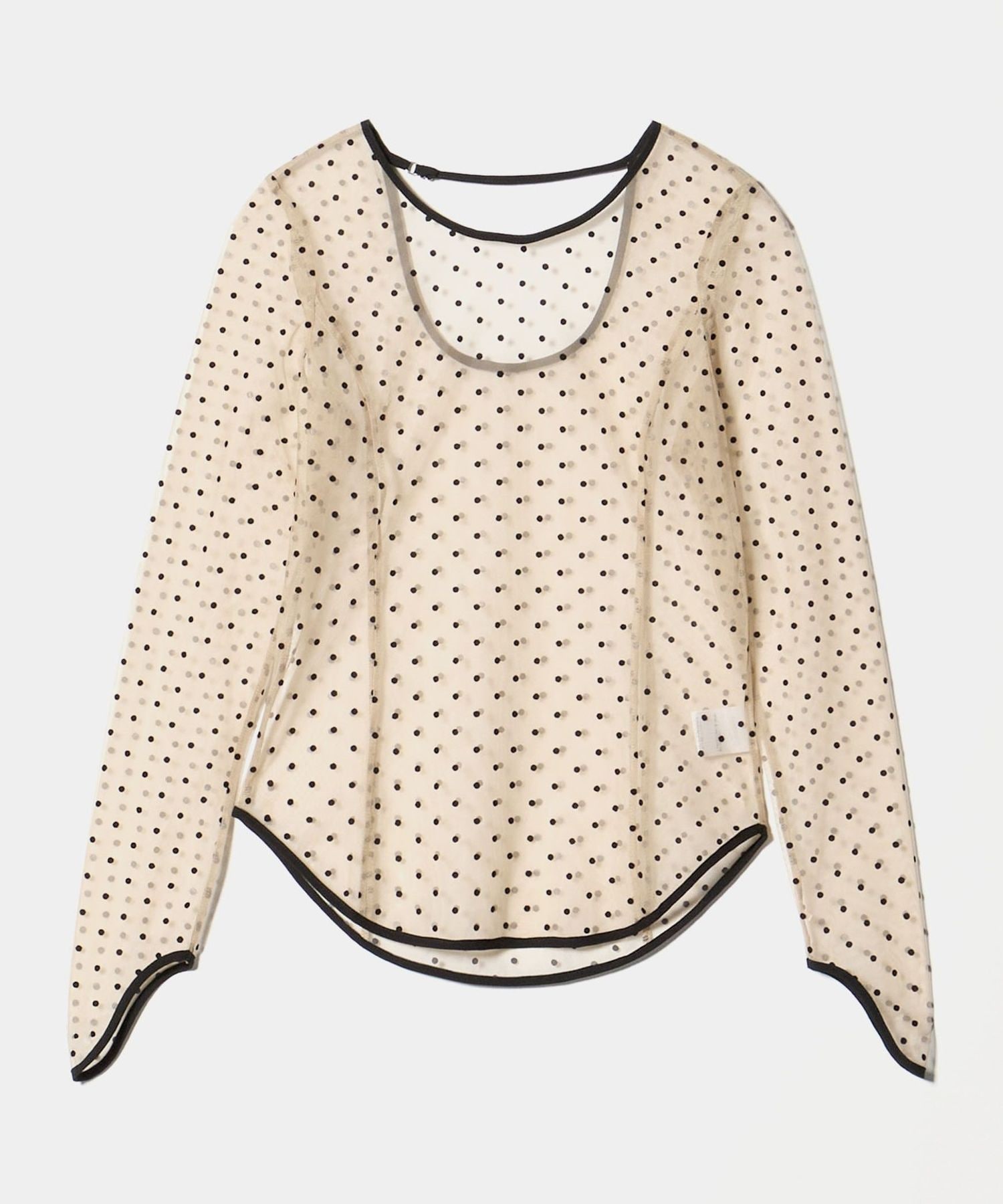 ANDRESD＞シアードット ロングスリーブ トップス＜ Select by EMMEL