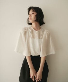 EMMEL REFINES/＜EMMEL REFINES＞EM ハシゴレース フレアスリーブ ブラウス/シャツ / ブラウス