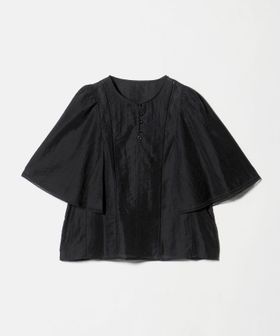 EMMEL REFINES/＜EMMEL REFINES＞ ハシゴレース フレアスリーブ ブラウス ブラック/シャツ / ブラウス