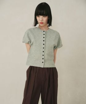 EMMEL REFINES/＜EMMEL REFINES＞EMジャガード パフスリーブ プルオーバー ＆ カーディガン/ニット / セーター