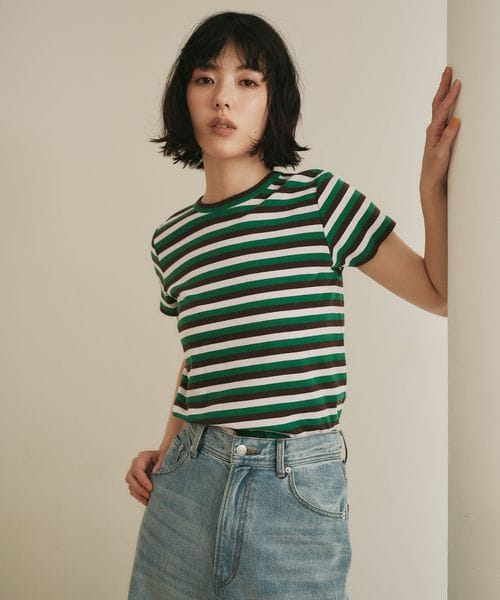 EMMEL REFINES/＜EMMEL REFINES＞EM フライスクルーネック チビTシャツ/Tシャツ / カットソー