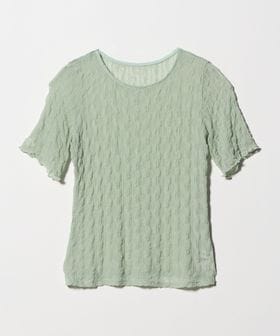EMMEL REFINES/＜EMMEL REFINES＞EM ウェーブシアー クルーネック 5スリーブ/Tシャツ / カットソー