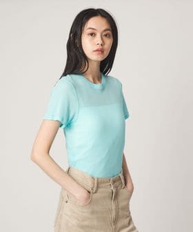 EMMEL REFINES/＜EMMEL REFINES＞EM シアーテレコ クルーネック Tシャツ/Tシャツ / カットソー