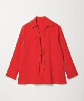 EMMEL REFINES/＜EMMEL REFINES＞EM C/ドビー ストライプ リボン シャツ/シャツ / ブラウス