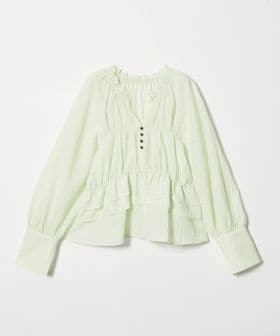 EMMEL REFINES/＜EMMEL REFINES＞EM フリルギャザー キーネック ブラウス/シャツ / ブラウス