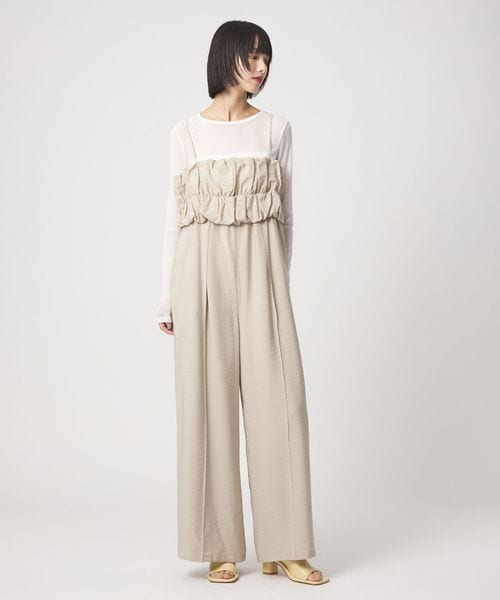 EMMEL REFINES/＜EMMEL REFINES＞EM ビスチェライク サロペット/オーバーオール / オールインワン