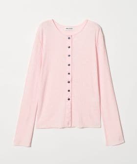 EMMEL REFINES/＜EMMEL REFINES＞EM スラブテレコ カット カーディガン/カーディガン / ボレロ