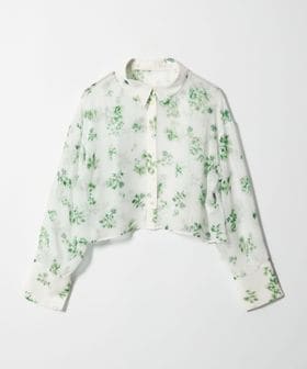 EMMEL REFINES/＜EMMEL REFINES＞EM フラワープリント シアー シャツ/シャツ / ブラウス