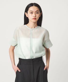 EMMEL REFINES/＜EMMEL REFINES＞EM シアー 2WAY ジップ ブラウス/シャツ / ブラウス