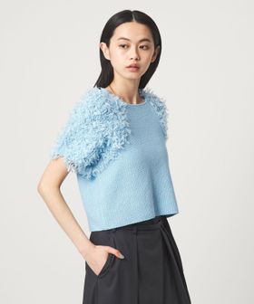 EMMEL REFINES/＜EMMEL REFINES＞EM HW テープヤーン ショートスリーブ ニット/ニット / セーター