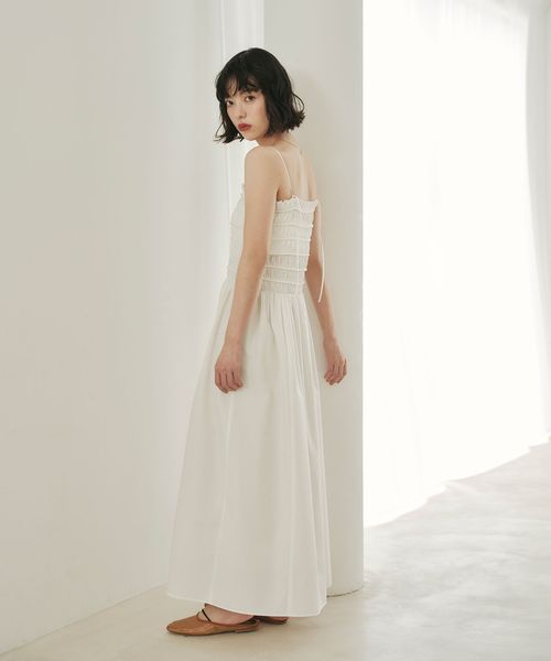 EMMEL REFINES/＜EMMEL REFINES＞EM シャーリング キャミ ワンピース/ワンピース