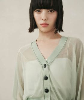 EMMEL REFINES/＜EMMEL REFINES＞EM HW ラメシアー カーディガン/カーディガン / ボレロ