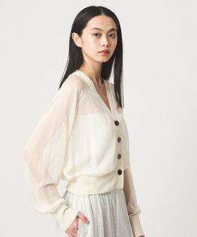 EMMEL REFINES/＜EMMEL REFINES＞EM HW ラメシアー カーディガン/カーディガン / ボレロ