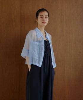 EMMEL REFINES/＜EMMEL REFINES＞EM シアー ポコ シャツ/シャツ / ブラウス