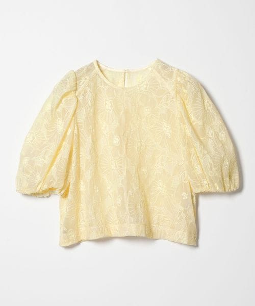 EMMEL REFINES/＜EMMEL REFINES＞EM フラワー シシュウ シアー ブラウス/シャツ / ブラウス