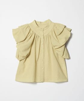 EMMEL REFINES/＜EMMEL REFINES＞EM バンドカラー パフスリーブ ブラウス/シャツ / ブラウス