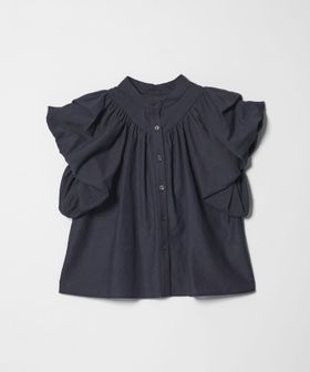 EMMEL REFINES/＜EMMEL REFINES＞EM バンドカラー パフスリーブ ブラウス/シャツ / ブラウス