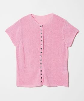 EMMEL REFINES/＜EMMEL REFINES＞EM ソフトニット ボタン ショートスリーブ/ニット / セーター