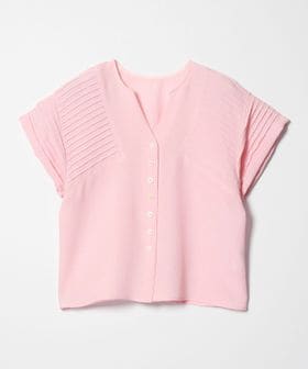 EMMEL REFINES/＜EMMEL REFINES＞EM ピンタック キーネック ブラウス/シャツ / ブラウス