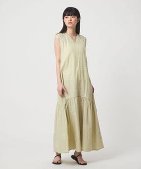 EMMEL REFINES/＜EMMEL REFINES＞EM フラワーシシュウ キリカエ ギャザー ワンピース/ワンピース