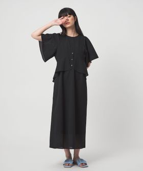 EMMEL REFINES/＜EMMEL REFINES＞EM カラミタンブラー フリル ワンピース/ワンピース