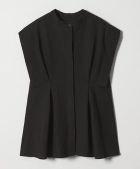 EMMEL REFINES/＜EMMEL REFINES＞EM バンドカラー タック ショートスリーブ シャツ/シャツ / ブラウス