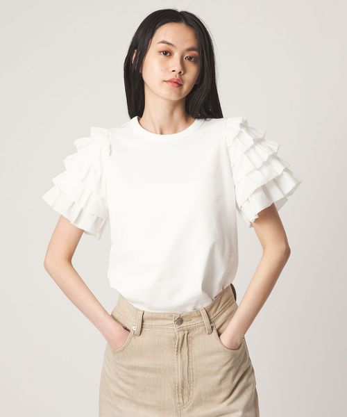 EMMEL REFINES/＜EMMEL REFINES＞EM ソデフリル プルオーバー/Tシャツ / カットソー