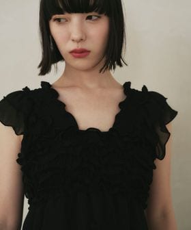 EMMEL REFINES/＜EMMEL REFINES＞EM フリルカット ビスチェ/タンクトップ / キャミソール