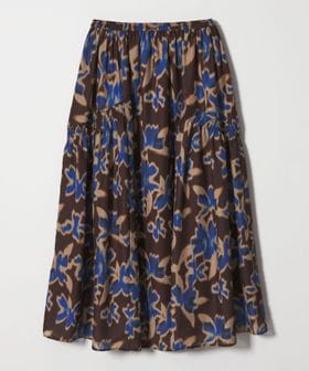 EMMEL REFINES/＜EMMEL REFINES＞EM ボカシ フラワー フレアスカート/ミモレ / ロング