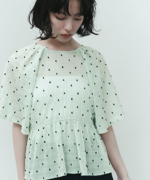 EMMEL REFINES/＜EMMEL REFINES＞EM カットドビー 2WAY ブラウス/シャツ / ブラウス