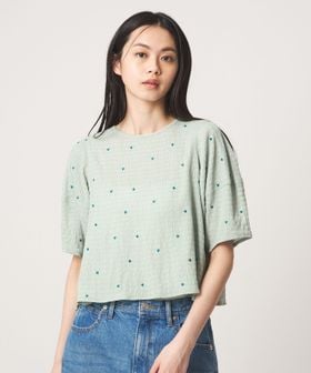 EMMEL REFINES/＜EMMEL REFINES＞EM ハートシシュウ コクーンスリーブ Tブラウス/シャツ / ブラウス