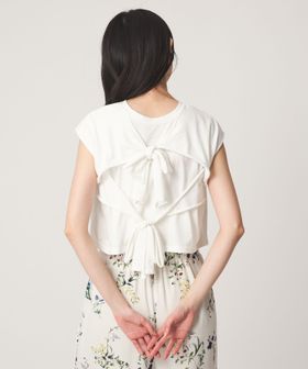 EMMEL REFINES/＜EMMEL REFINES＞EM 2リボン ショート プルオーバー/Tシャツ / カットソー