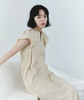 EMMEL REFINES/＜EMMEL REFINES＞EM タック＆パフスリーブ 2WAY ワンピース/ワンピース
