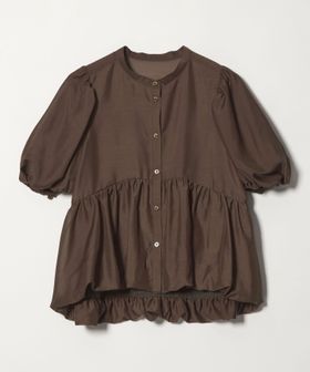 EMMEL REFINES/＜EMMEL REFINES＞EM バンドカラー スソバルーン ブラウス/シャツ / ブラウス